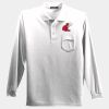 Long Sleeve Silk Touch™ Polo with Pocket Thumbnail