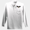 Long Sleeve Silk Touch™ Polo with Pocket Thumbnail