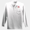 Long Sleeve Silk Touch™ Polo with Pocket Thumbnail