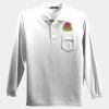 Long Sleeve Silk Touch™ Polo with Pocket Thumbnail