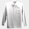 Long Sleeve Silk Touch™ Polo with Pocket Thumbnail