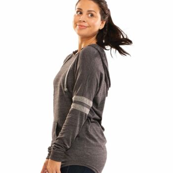 Women's Triblend Hooded Long Sleeve T-Shirt Thumbnail