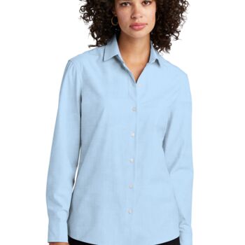 Women's Long Sleeve Stretch Woven Shirt Thumbnail