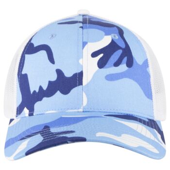 OTTO CAP Camouflage 6 Panel Low Profile Mesh Back Trucker Hat Thumbnail