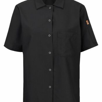 Women's Mimix™ Short Sleeve Cook Shirt with OilBlok Thumbnail