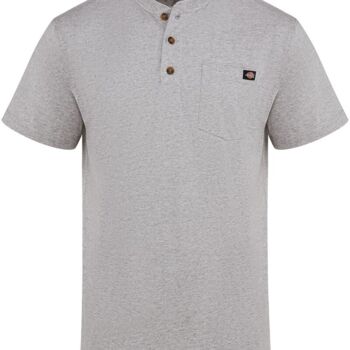 Men's Tall Heavyweight Traditional Short Sleeve Henley Thumbnail