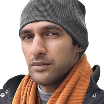 USA Made 8" Cotton Thermal Beanie Thumbnail