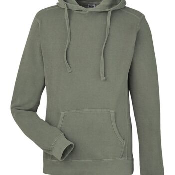 Unisex Pigment-Dyed Fleece Hooded Sweatshirt Thumbnail