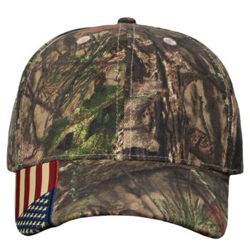 Camo Woven USA Flag Cap Thumbnail