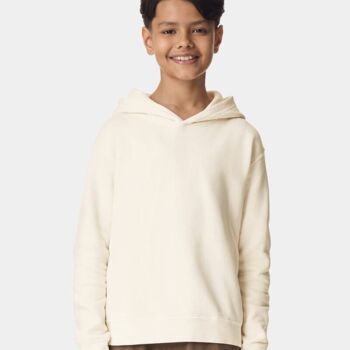 Youth Garment-Dyed Lightweight Fleece Hooded Sweatshirt Thumbnail