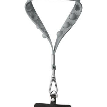 Push Pop Wrist Strap Keychain With Phone Holder Thumbnail