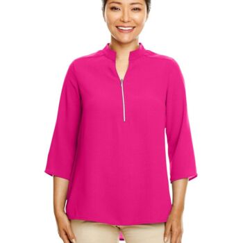 Women's Perfect Fit™  Three-Quarter Sleeve Crepe Tunic Thumbnail