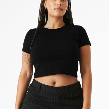 Women's Micro Rib Baby Tee Thumbnail