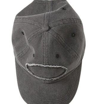 Pigment-Dyed Raw-Edge Patch Baseball Cap Thumbnail