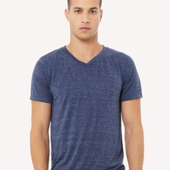 Unisex Textured Jersey V-Neck Tee Thumbnail