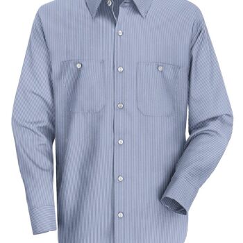 Men's Industrial Stripe Work Shirt Thumbnail