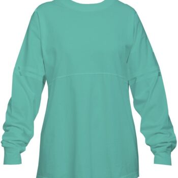 Women's Jersey Pom Pom Long Sleeve T-Shirt Thumbnail