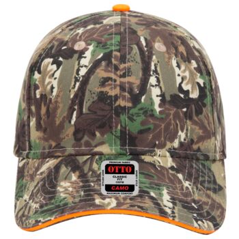 OTTO CAP Camouflage 6 Panel Low Profile Baseball Cap Thumbnail