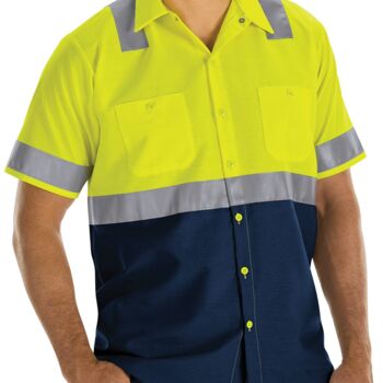 Men's Tall Enhanced & Hi-Visibility Work Shirt Thumbnail