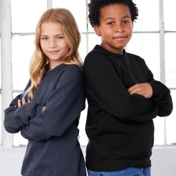 Youth Sponge Fleece Crewneck Sweatshirt Thumbnail