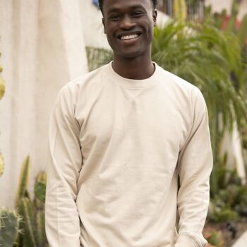 Unisex Icon Lightweight Loopback Terry Crewneck Sweatshirt Thumbnail