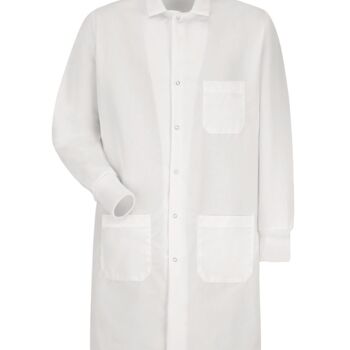 Unisex Poplin Specialized Cuffed Lab Coat Thumbnail