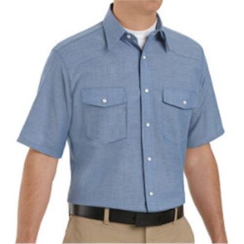 Men's Tall Deluxe Western Style Short Sleeve Shirt Thumbnail