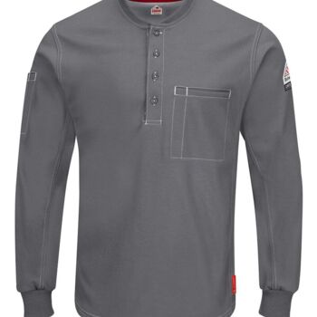 Men's Tall iQ Series® Plus Long Sleeve Henley Thumbnail